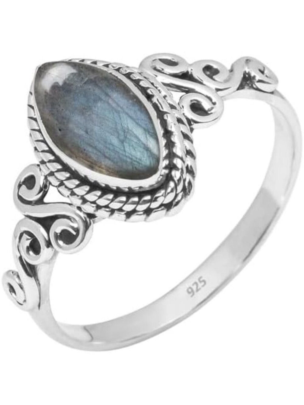 Handmade 925 Sterling Silver Gemstone Statement Ring for Women | Unique Gift